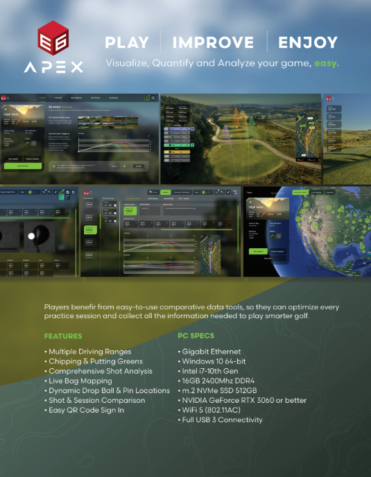 E6 APEX — Play, Improve, Enjoy